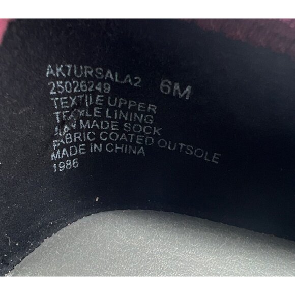 Anne Klein Burgundy Ballet Flats Ursala Square Cap Toe Buckle Size 6 - Picture 6 of 7